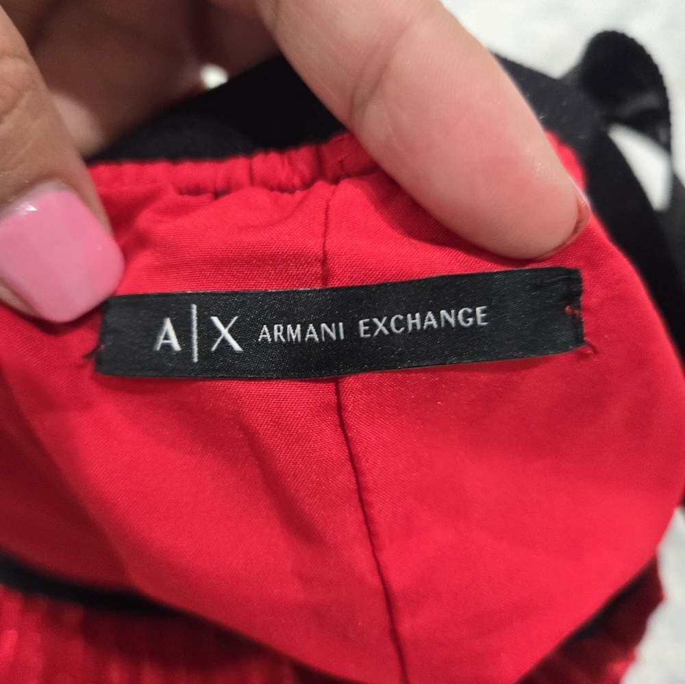Red skirt Armani Exchange